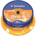 DVD-R Verbatim, na osi 25/1