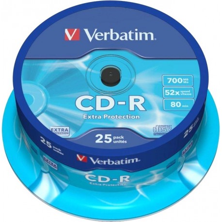 CD-R Verbatim, na osi 25/1