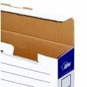 Arhivska škatla Forpus – A4/100 mm, modro bela