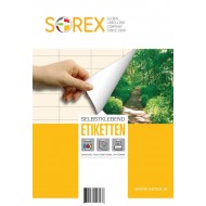 Etikete Sorex 70 x 42,3 mm, 100/1