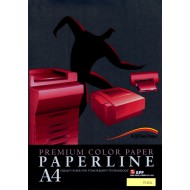 Fotokopirni papir Paperline A4, barvni - Black