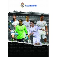 Zvezek mehke platnice A5 črte, Real Madrid 61981