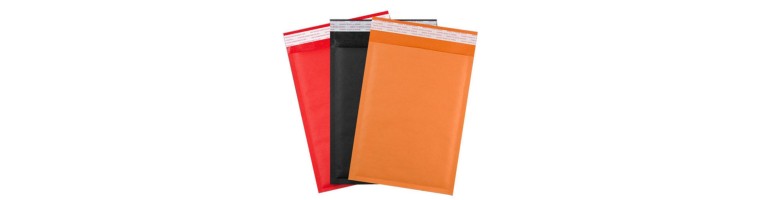 Oblazinjene kuverte barvne